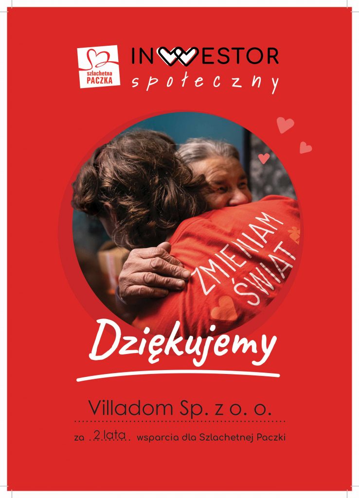 Szlachetna Paczka Inwestor Społeczny